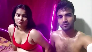 Cute establishing lover hot sexual congress missionary style